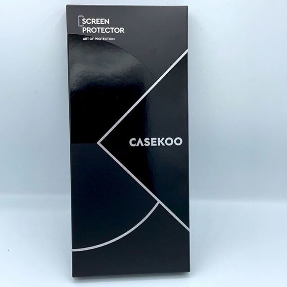 Bundle Casekoo Screen Protector iPhone 12 or 12 Pro Full Coverage Tempered Glass - Picture 1 of 9